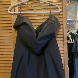 Eloquii Black Strapless Dress